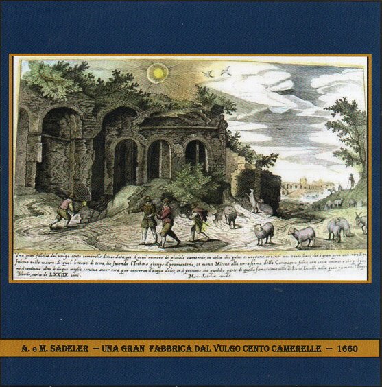 MARCUS SADELER " UNA GRAN FABRICA DAL VOLGO DETTA CENTO CAMERELLE"  anno  1660  -    € 120