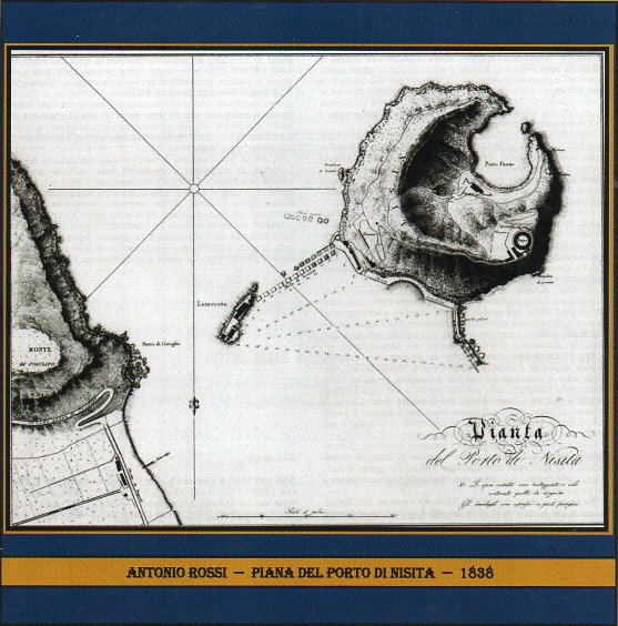 ANTONIO ROSSI - PIANTA DEL PORTO DI NISITA -  ANNO 1838