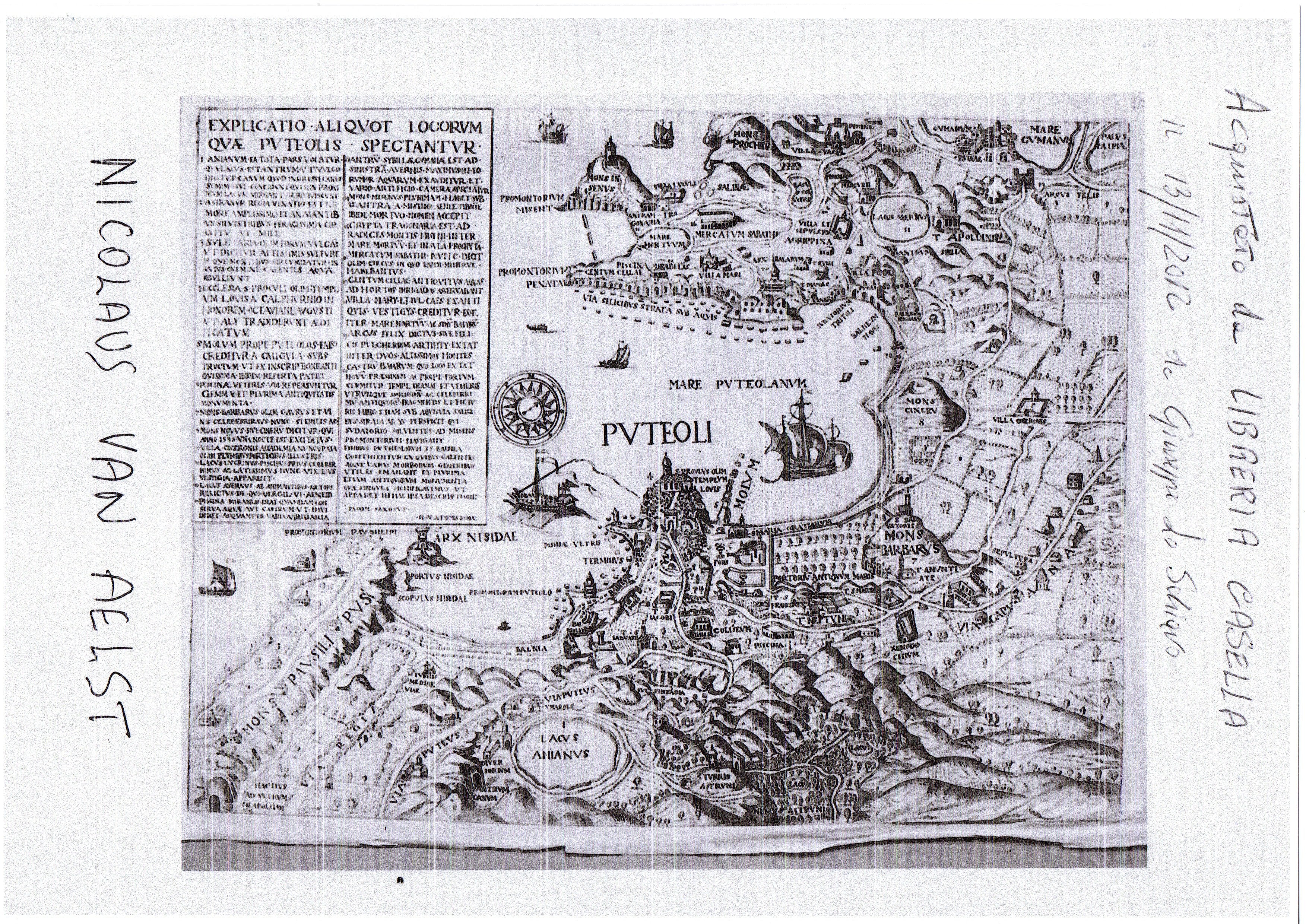 VAN  AELST  NICOLAS  - EXPLICATIO ALIQUOT LOCORUM QUAE PUTEOLIS SPECTANTUR - ANNO 1590 -