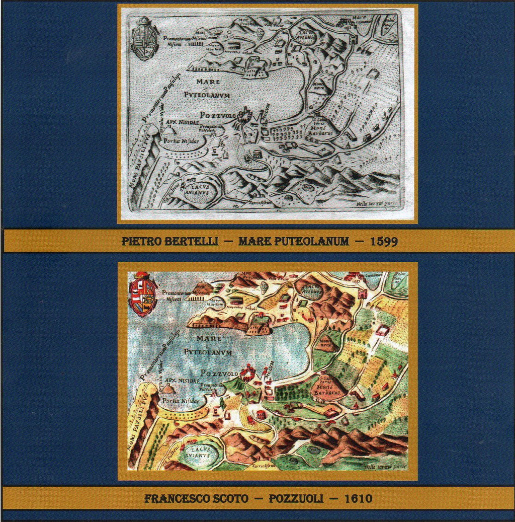 BERTELLI P. "Mare Puteolanum"  e  SCOTUS  f.     "POZZUOLO"    (Lotto)   ANNO 1610