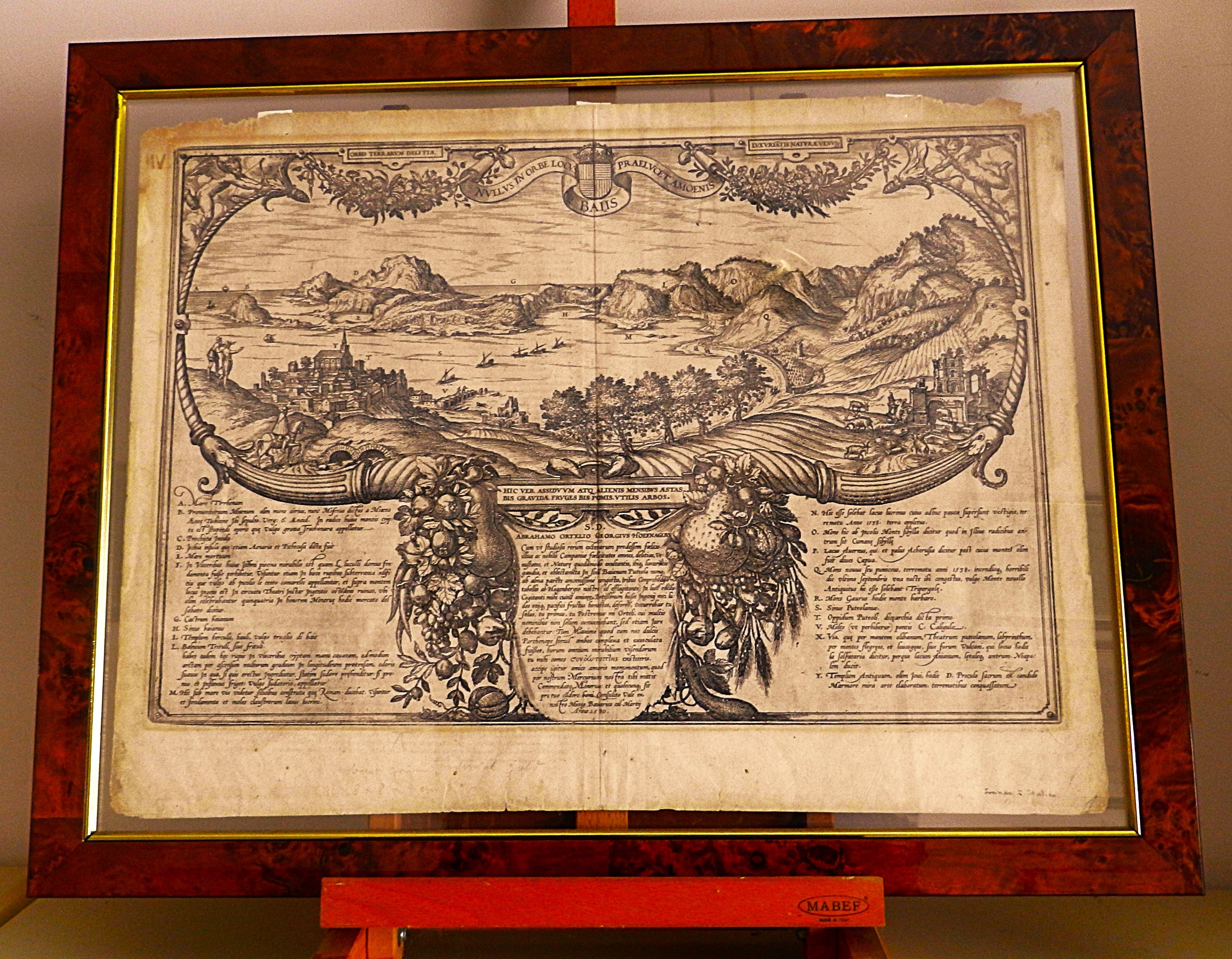 BRAUN & HOGENBERG -NULLUS IN ORBE LOCUS PRAELUCET BAIIS AMOENIS - anno  1572       Testi LATINO / LATINO  €  500