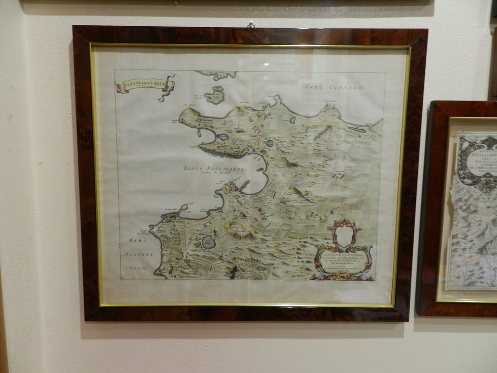 JOHAN ET CORNELIUS BLAEU - ISCHIA ISOLA OLIM AENARIA  ANNO 1665 - € 550