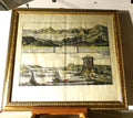 J BLAEU - MORTIER - "PUTEOLANUS SITUS PROSPECTUS" CON CORNICE s.v.- anno 1704  €   500