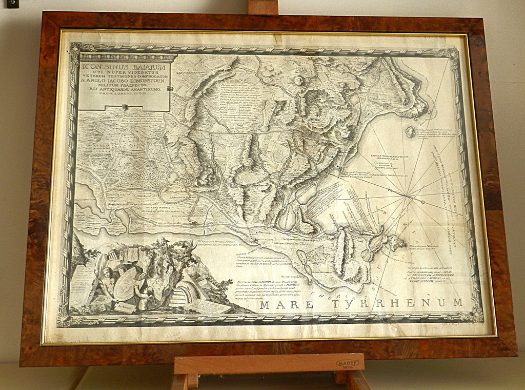 CARDON/BRACCI/MORGHEN: " ICON SINUS BAIARUM ut nuper videbatur" - anno  1772 - €  1250