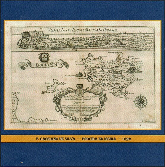 CASSIANO DE SILVA - VEDUTA DELLA TERRA E MARINA DI PROCIDA - anno 1692
