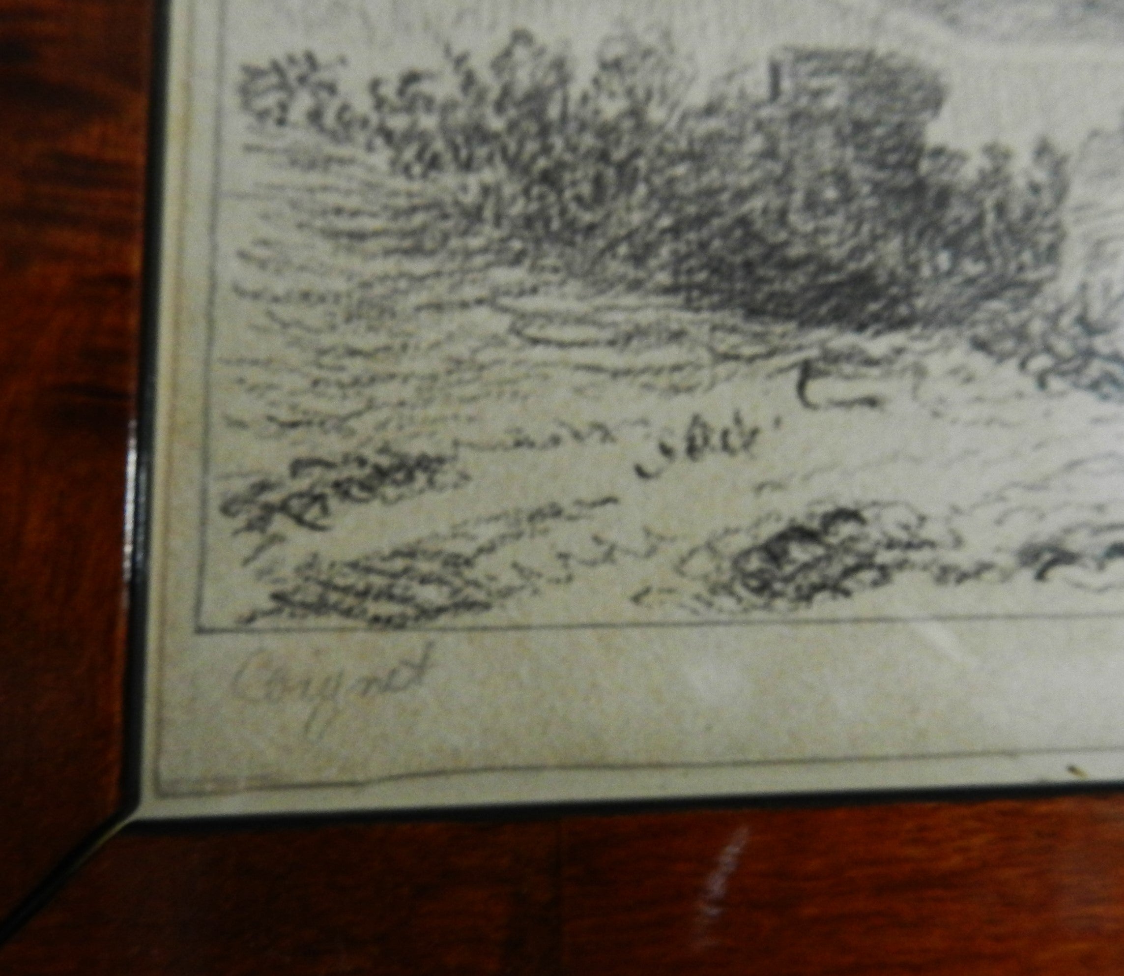 JULES  COIGNET  - DISEGNO SCHIZZO  ORIGINALE DEL "TEMPLE DU SOLEIL A BAIA" anno 1830    €  150