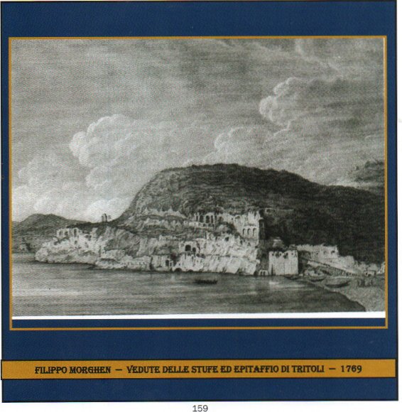 FILIPPO MORGHEN - VEDUTA DELLE STUFE ED EPITAFFIO DI TRITOLI"  anno 1770    €   220