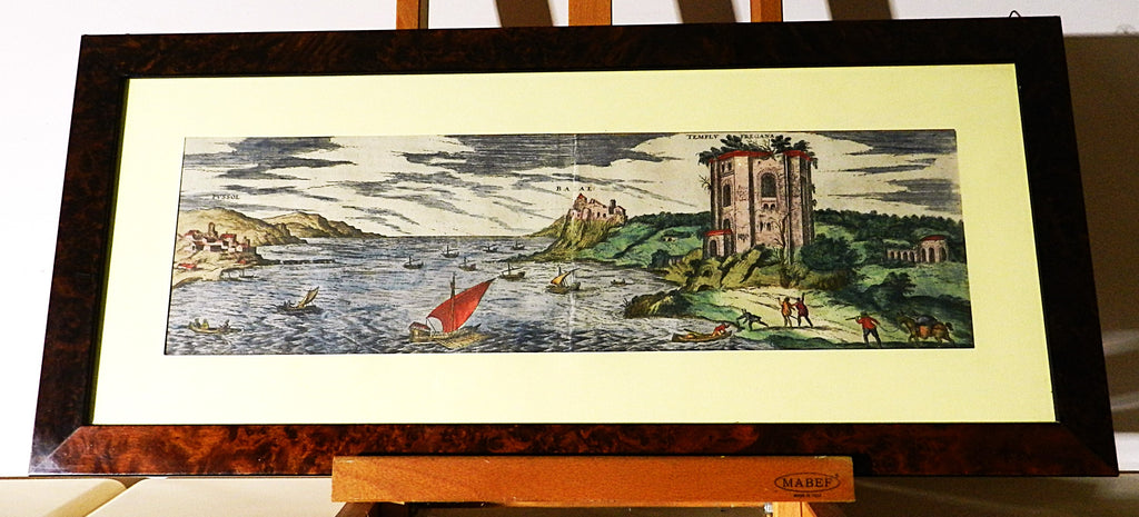 JOHANNES JANSSONIUS- "BAIA" - TESTO   LATINO AL VERSO -  anno 1657 -  €  250