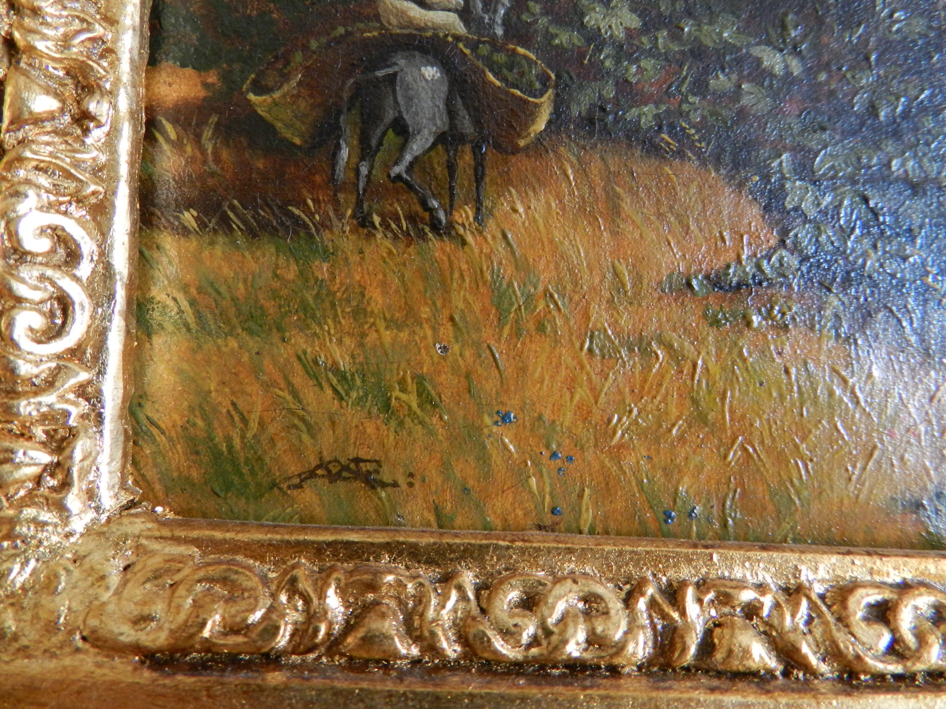 ARTISTA MONOGRAMMISTA AVF - "IL TEMPIO DI VENERE A BAIA"  sec. XIX  - anno 1868 -                                  €  3000