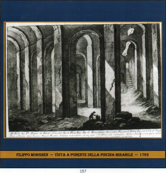FILIPPO MORGHEN: "VISTA A PONENTE DELLA PISCINA MIRABILE" anno 1770 -     €  220