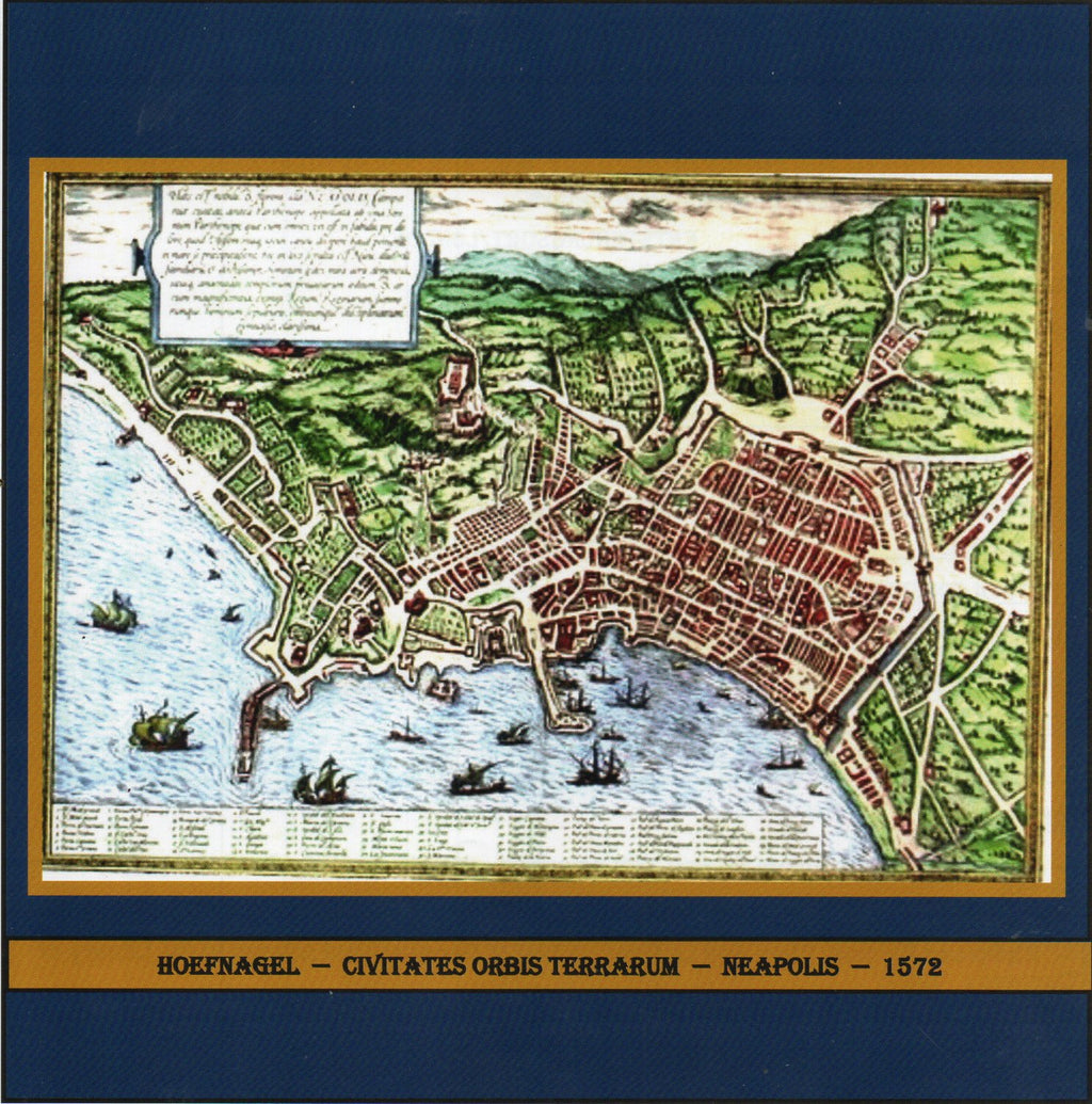 BRAUN & HOGENBERG - HOEFNAGEL:  "HAEC EST NOBILIS ET FLORENS ILLA NEAPOLIS" ANNO 1575