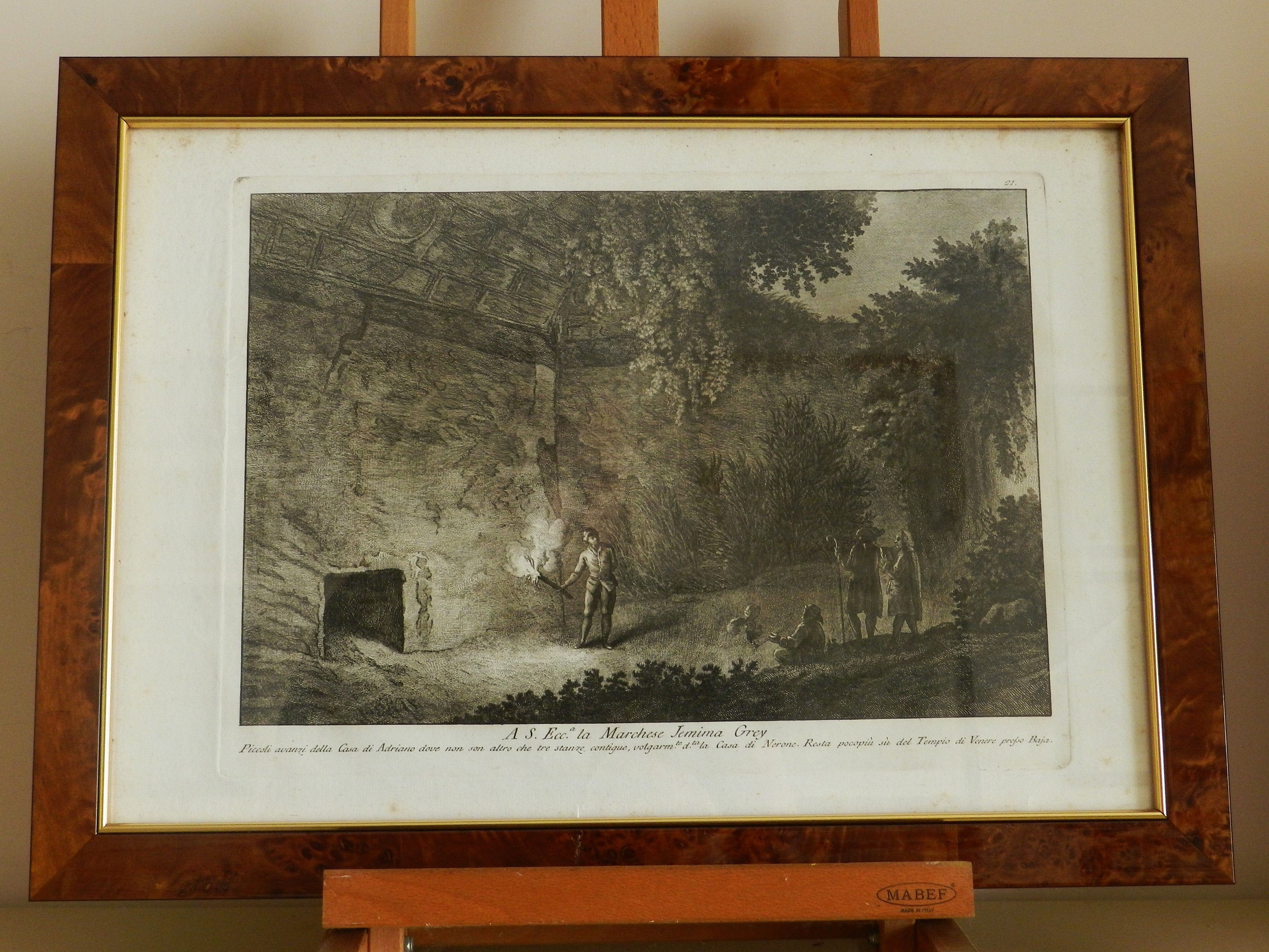FILIPPO MORGHEN - CASA DI ADRIANO, DETTA DI NERONE -  anno 1769      €  220