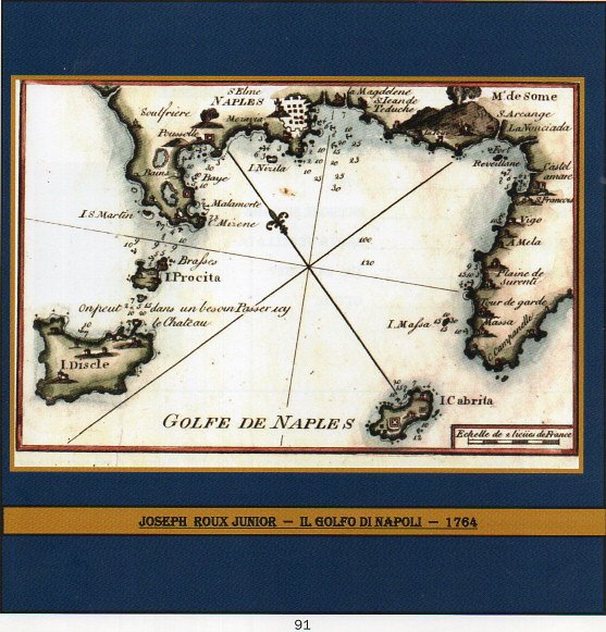 JOSEPH ROUX JUNIOR - IL GOLFA DI NAPOLI -  ANNO  1764