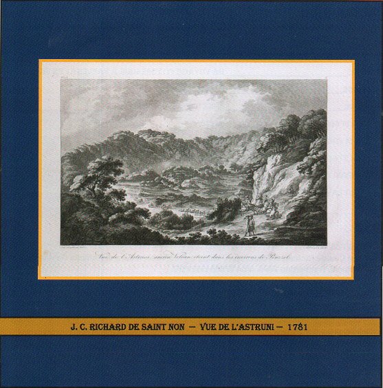 JEAN CLAUD DE SAINT-NON - "VUE DE L'ASTRUNI"   anno 1761 - con cornice   € 150