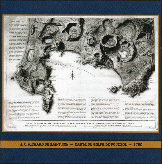 J. C. RICHARD DE SAINT-NON  - CARTE DU GOLFE DE POUZZOL - ANNO  1780