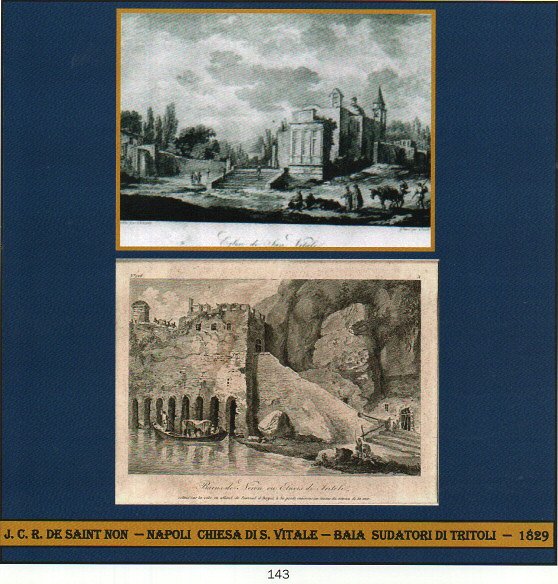 J C DE SAINT NON :"CHIESA DI SAN VITALE E STUFE DI TRITOLI" anno 1829 -€   90