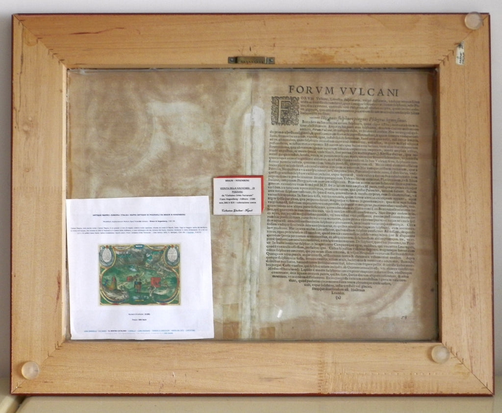 BRAUN & HOGENBERG - DUM EXTENDAR" - anno 1575 - Testi: LATINO / FRANCESE     €  700