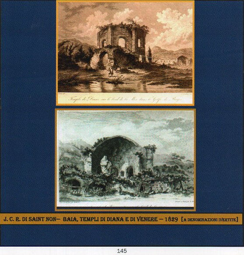 A. E M. SADELER - "TEMPIO DI VENERE E TEMPIO DI DIANA" anno  1829  - €  120