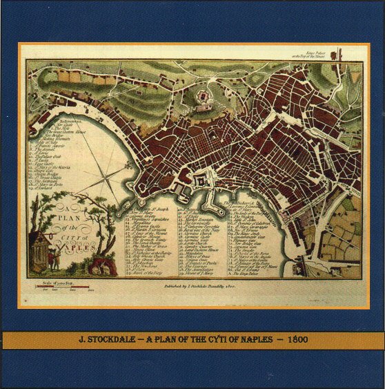 STOCKDALE -  "A PLAN OF THE CITY OF NAPLES" - anno 1800 -  € 150