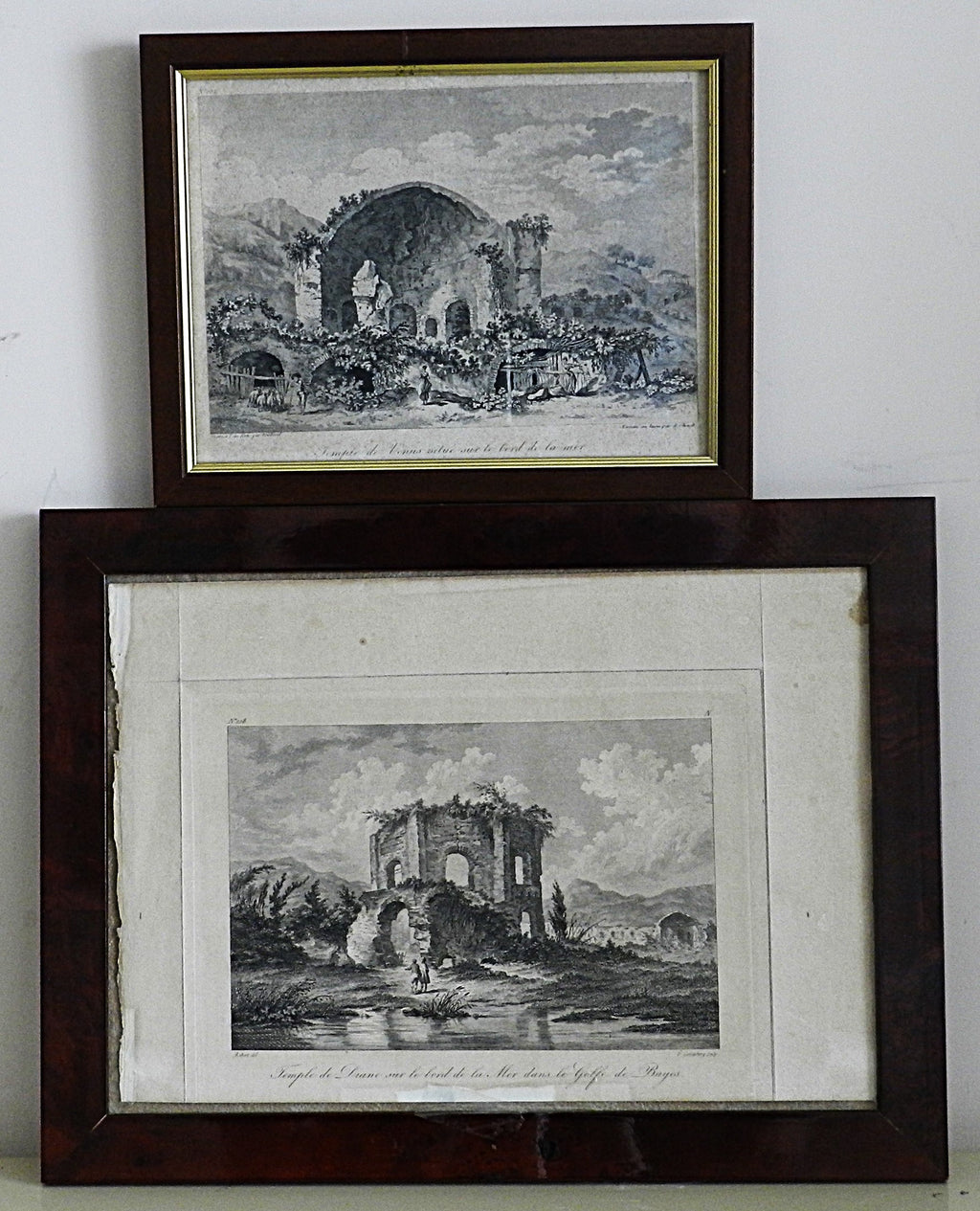A. E M. SADELER - "TEMPIO DI VENERE E TEMPIO DI DIANA" anno  1829  - €  120
