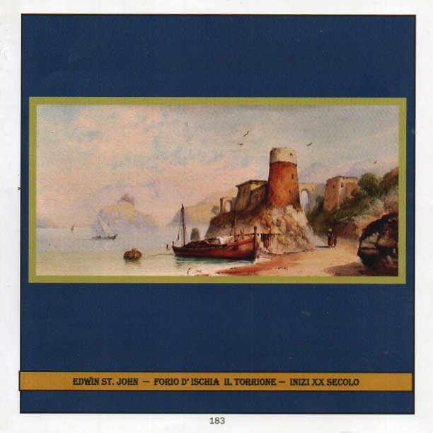 EDWIN ST. JOHN  -1900 - ISCHIA,  IL TORRIONE A FORIO -