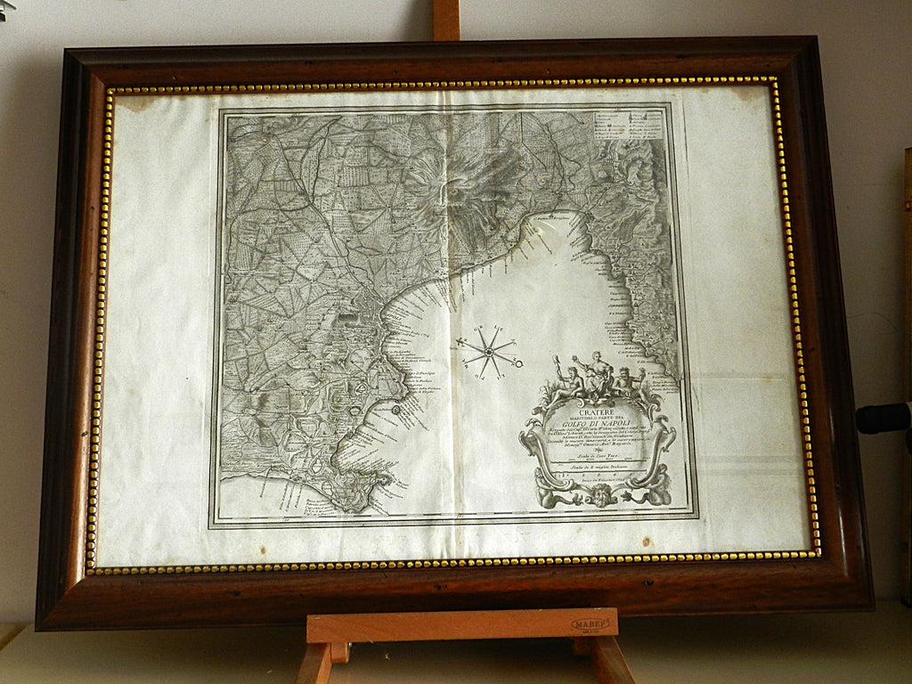 WEBER - LIBERATI - GAULTIER: CRATERE MARITIMO GOLFO DI NAPOLI - anno 1754  € 200